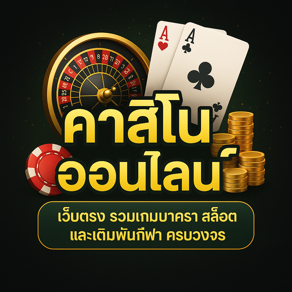 คาสิโนออนไลน์ เล่นง่ายได้เงินจริง ฝากถอนออโต้ 24 ชั่วโมง